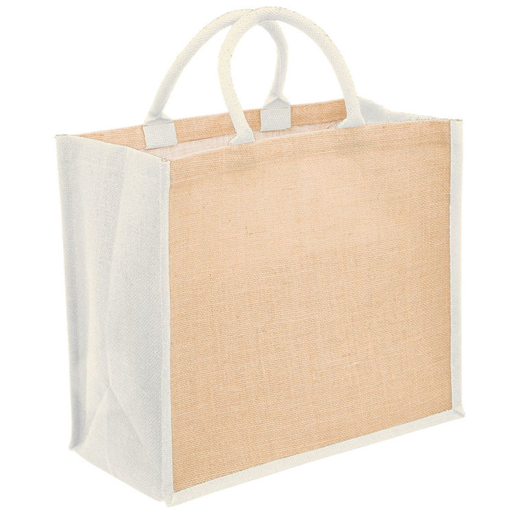 Picture of Eco Jute Tote with Wide Gusset