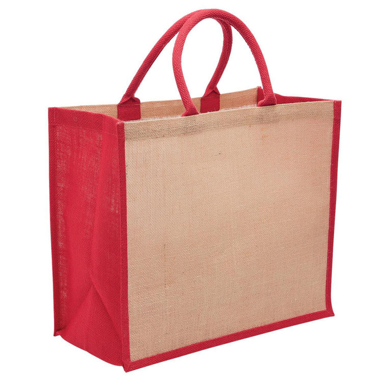 Picture of Eco Jute Tote with Wide Gusset