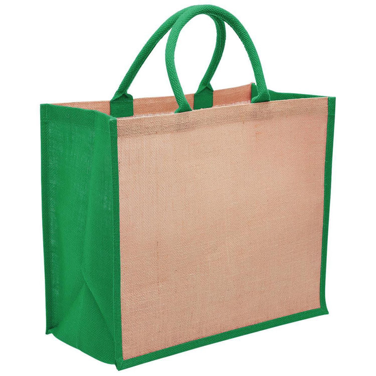 Picture of Eco Jute Tote with Wide Gusset