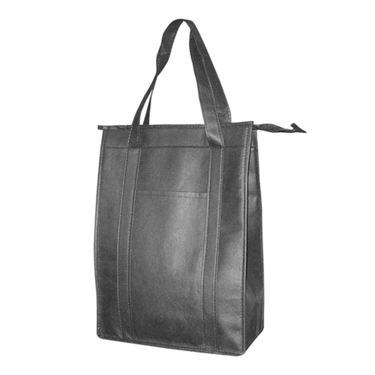 Picture of NON WOVEN COOLER BAG WITH TOP ZIP CLOSURE