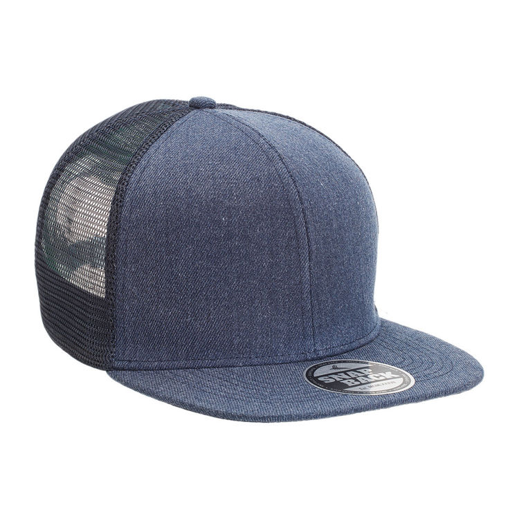 Picture of Heathered Flat Peak Trucker