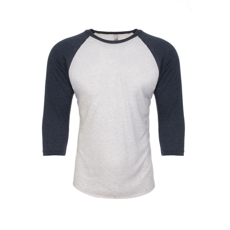Picture of Unisex Tri-Blend 3/4 Raglan
