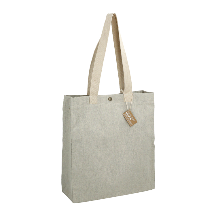 Picture of Repose 10oz Recycled Cotton Box Tote w/Snap