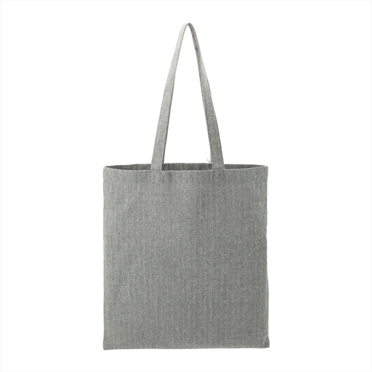 Picture of Recycled Cotton Herringbone Tote w/Zip Pocket