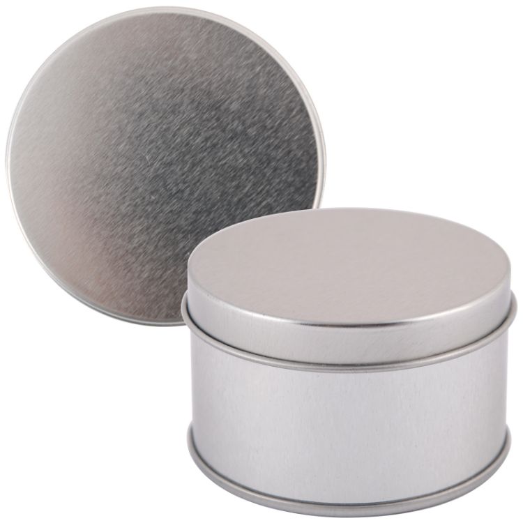 Picture of Silver Round Tin