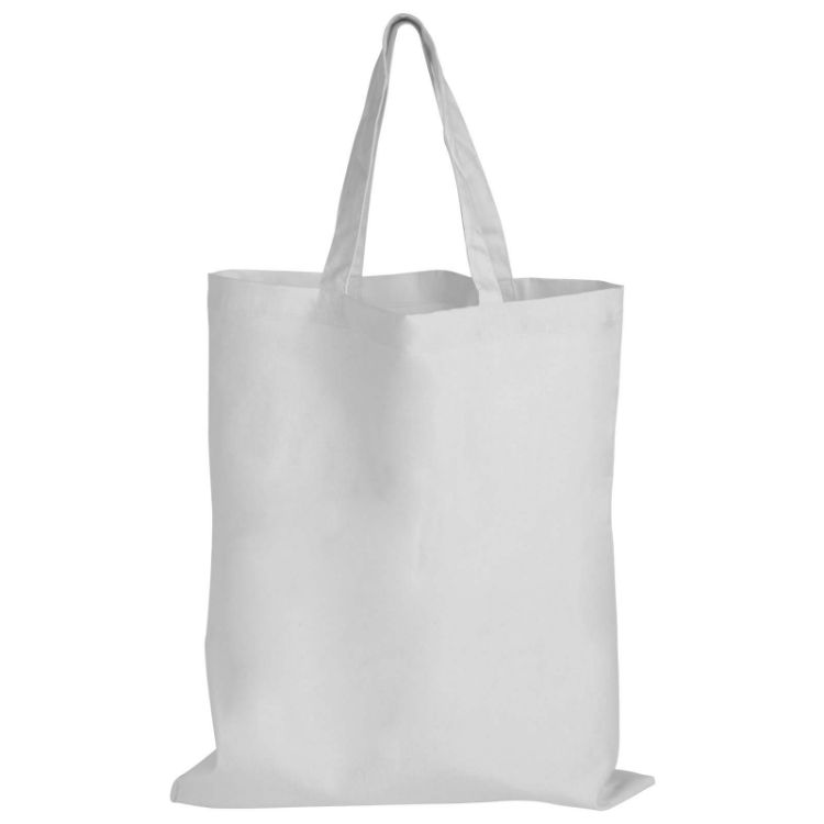 Picture of Coloured Cotton Short Handle Tote Bag