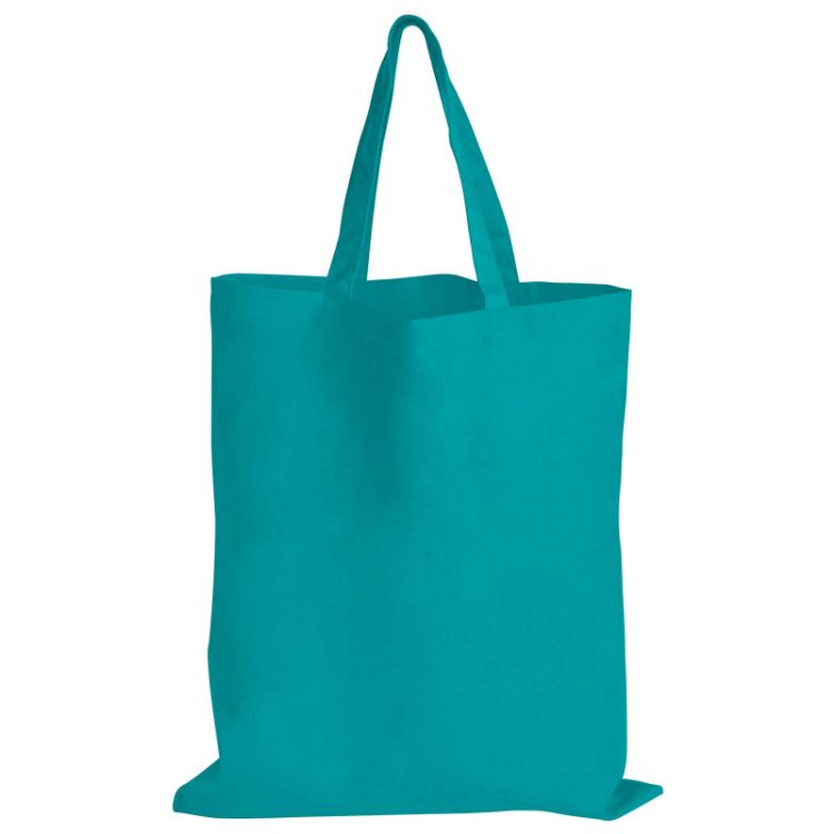 Picture of Coloured Cotton Short Handle Tote Bag