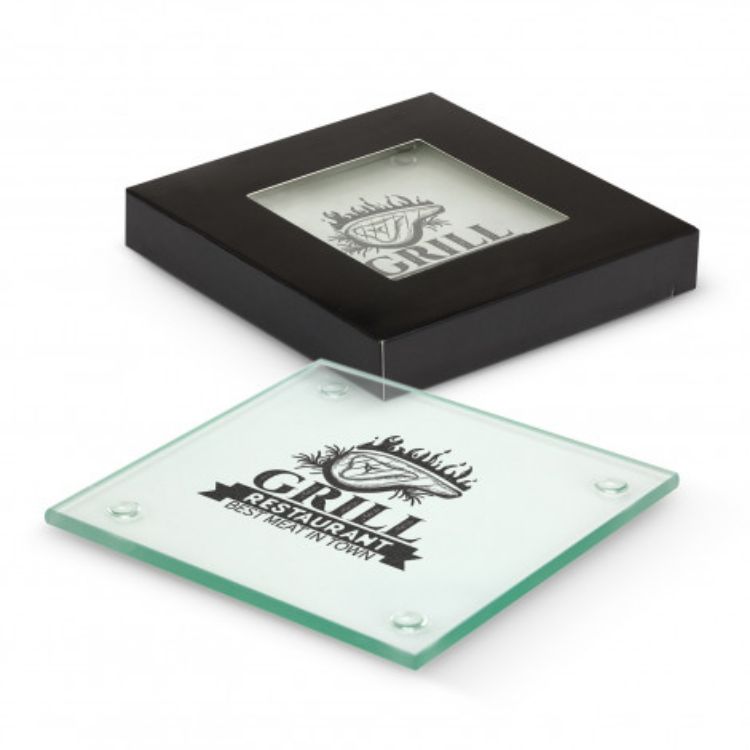 Picture of Venice Glass Coaster Set of 2 - Square