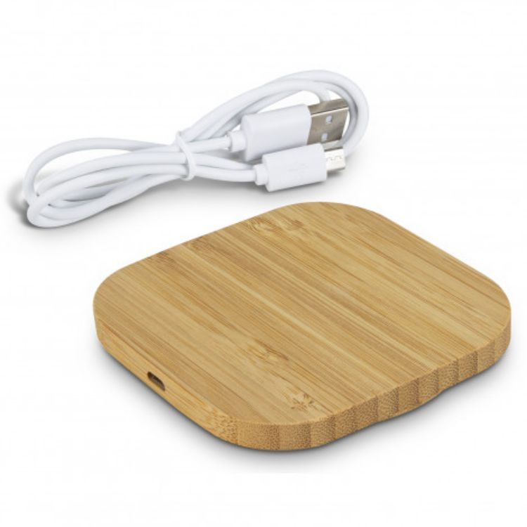Picture of Vita Bamboo Wireless Charger - Square