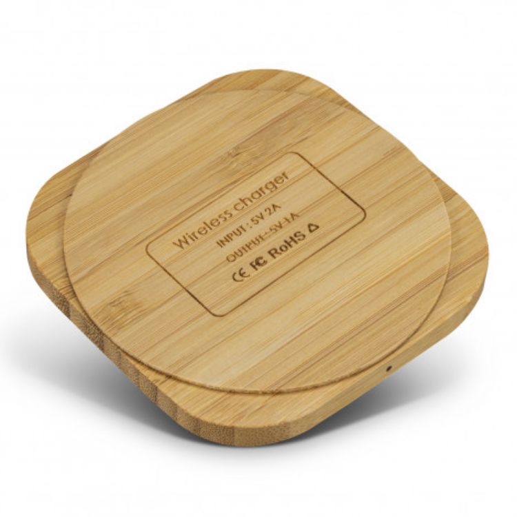 Picture of Vita Bamboo Wireless Charger - Square
