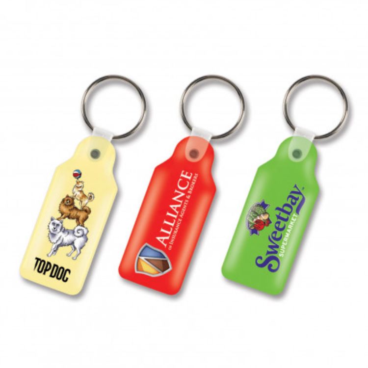 Picture of Flexi Resin Key Ring - Rectangle 