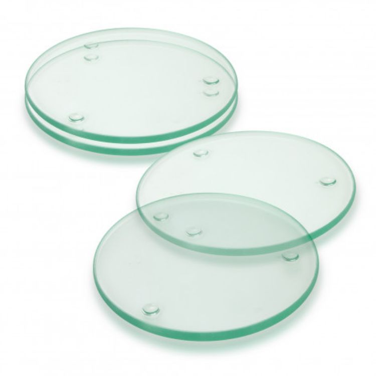 Picture of Venice Glass Coaster Set of 4 - Round