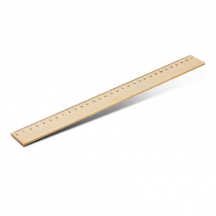 Picture of Wooden 30cm Ruler