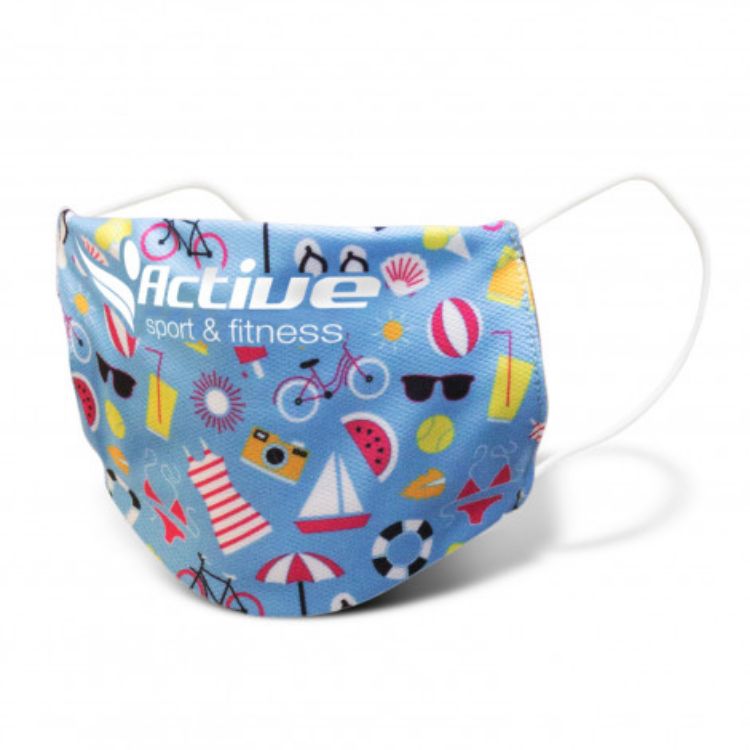 Picture of Reusable Face Mask Full Colour - Small