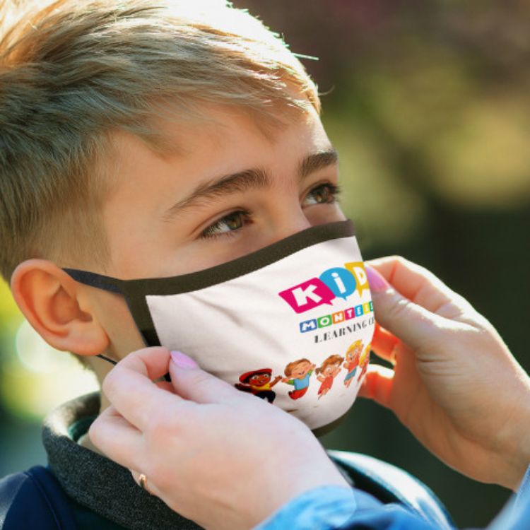 Picture of Full Colour 3-Ply Reusable Face Mask - Indent