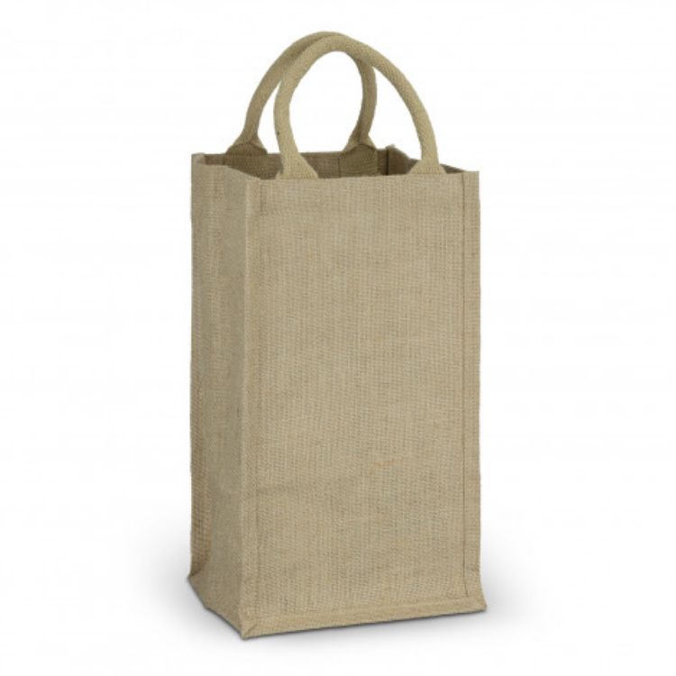 Picture of Jute Four Bottle Wine Carrier