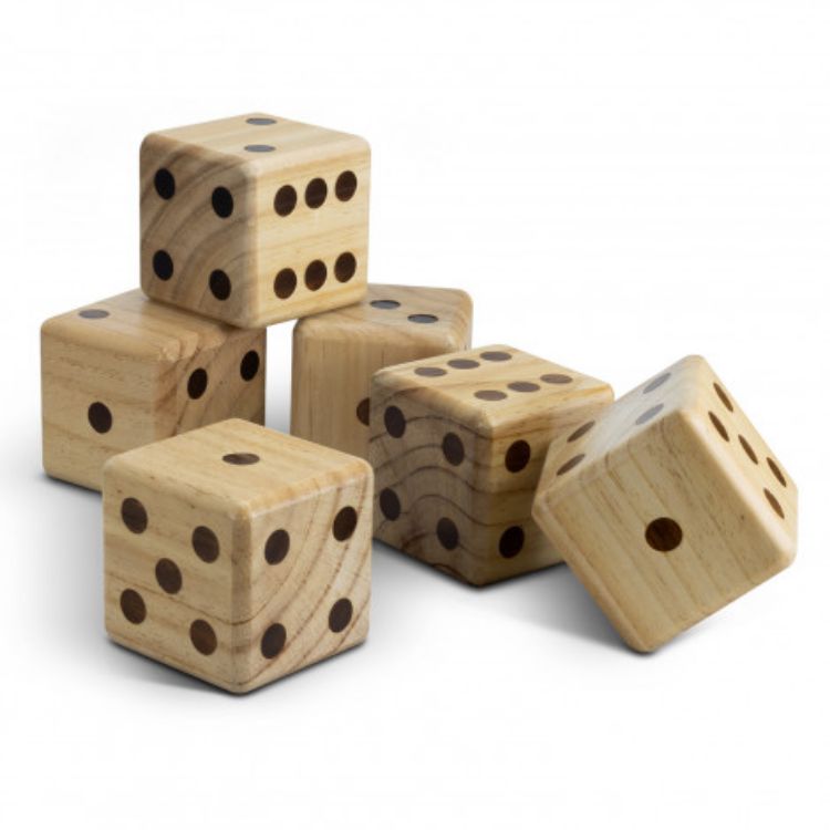Picture of Wooden Yard Dice Game