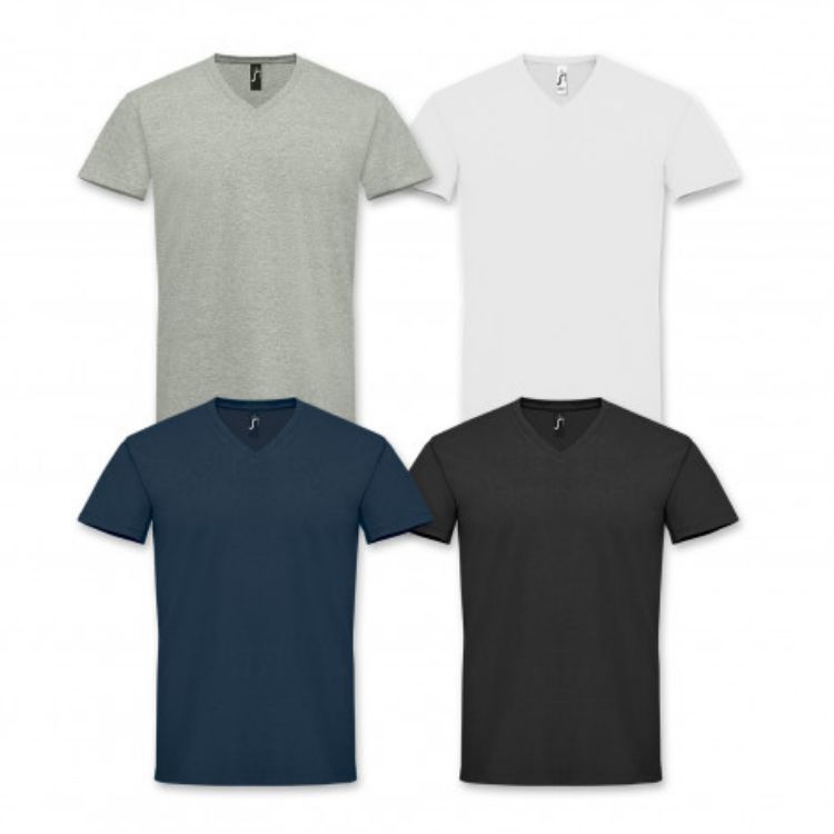 Picture of SOLS Imperial Mens V Neck T-Shirt