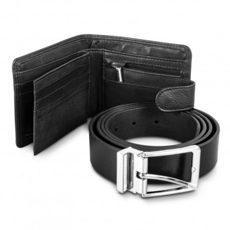 Picture of Pierre Cardin Leather Wallet  Belt Gift Set