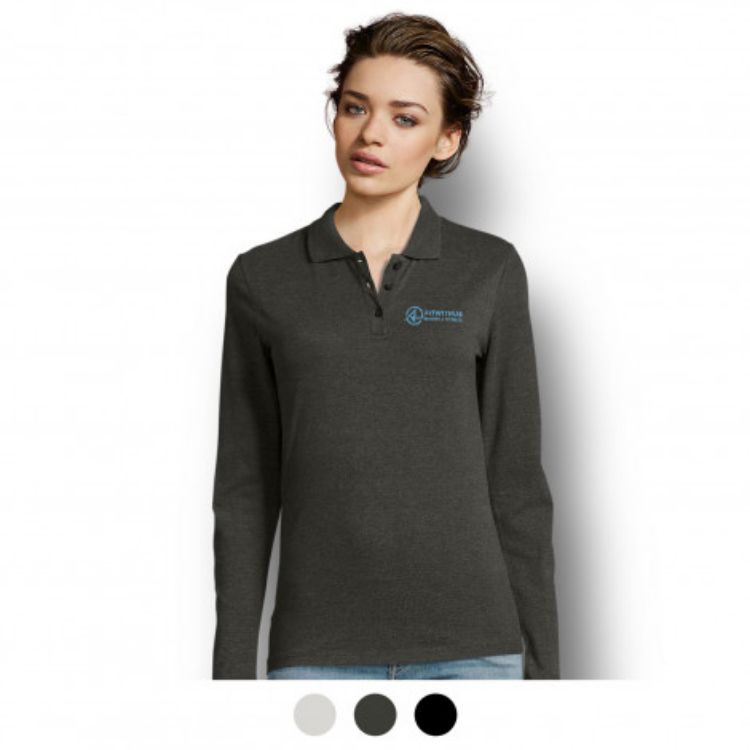 Picture of SOLS Perfect Women's Long Sleeve Polo