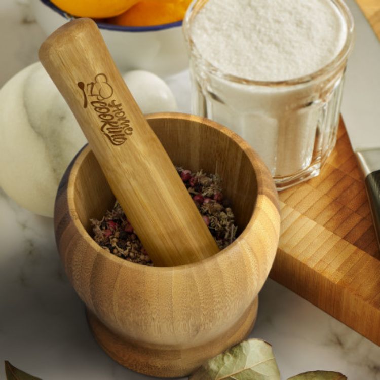 Picture of NATURA Bamboo Mortar and Pestle