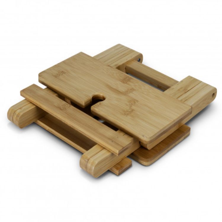 Picture of NATURA Bamboo Folding Wine Table