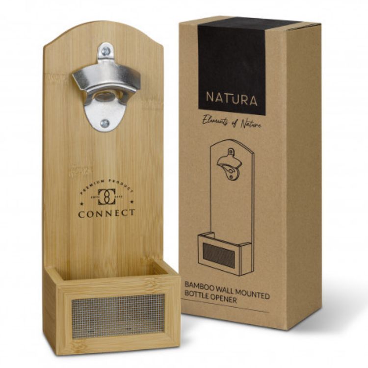 Picture of NATURA Bamboo Wall Mounted Bottle Opener