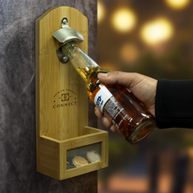 Picture of NATURA Bamboo Wall Mounted Bottle Opener