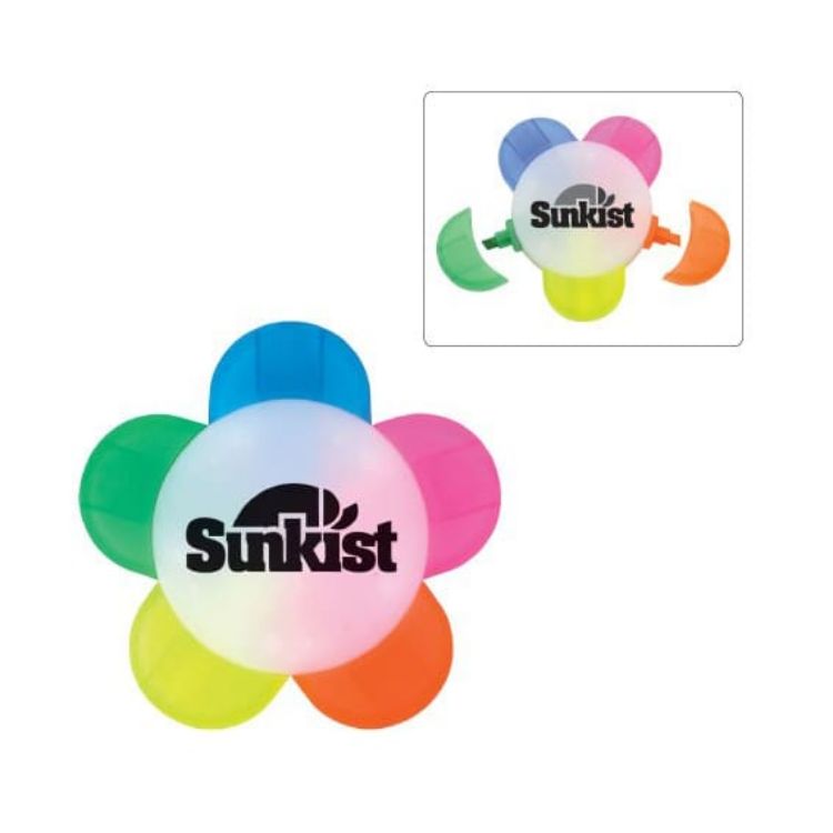 Picture of Flower Five-color Highlighter