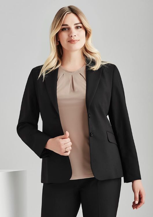 Picture of Womens Comfort Wool Stretch Longline Jacket