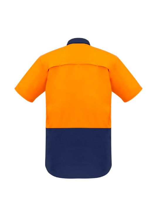 Picture of Mens Rugged Cooling Hi Vis Short Sleeve Shirt