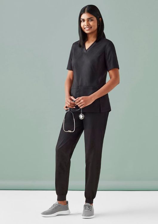 Picture of Womens Riley Slim Leg Jogger Scrub Pant