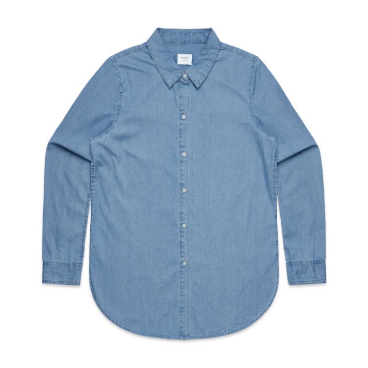 Picture of Wos Blue Denim Shirt