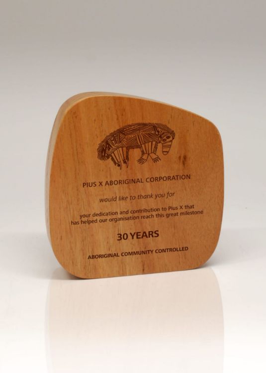 Picture of Australian Select Grade Blackbutt Pebble Trophy