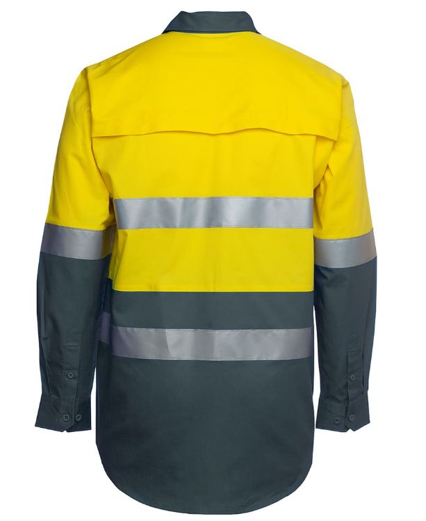 Picture of JB's Hi Vis L/S (D+N) 150G Work Shirt
