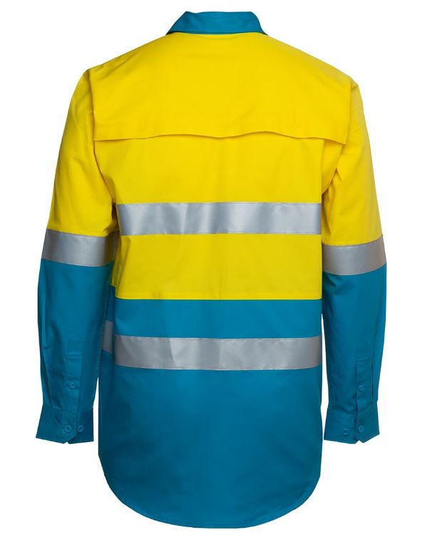 Picture of JB's Hi Vis L/S (D+N) 150G Work Shirt