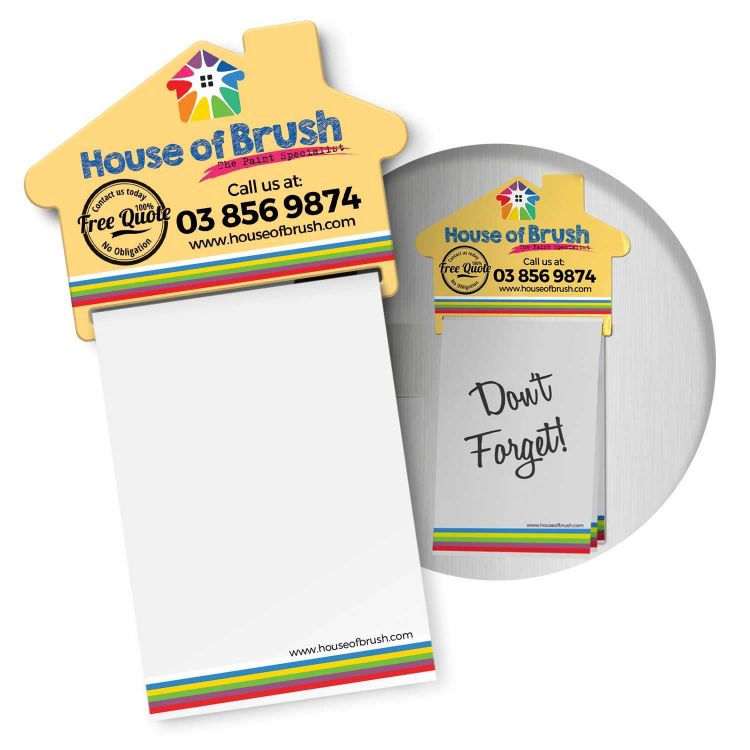 Picture of Magnetic House Memo Pad A7 - Full Colour