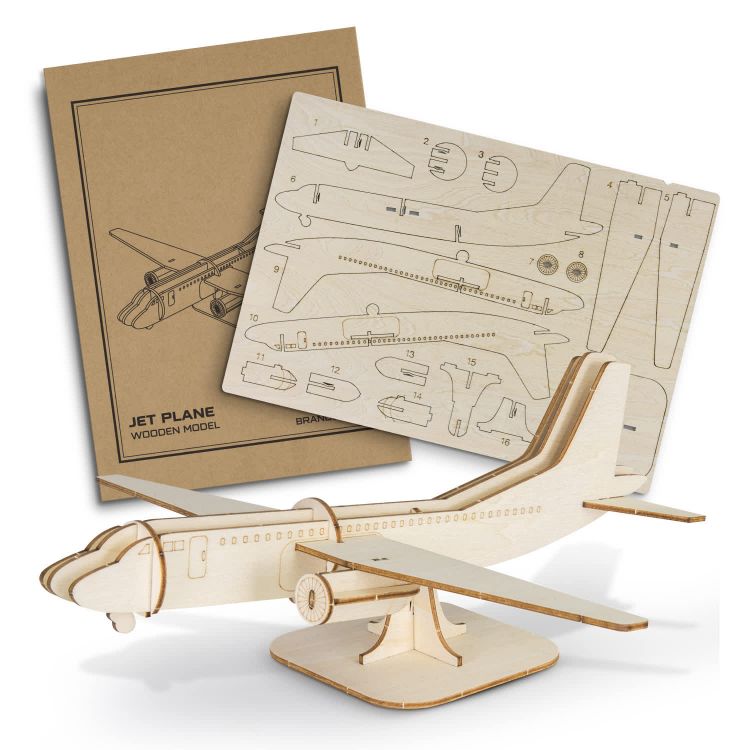 Picture of BRANDCRAFT Jet Plane Wooden Model