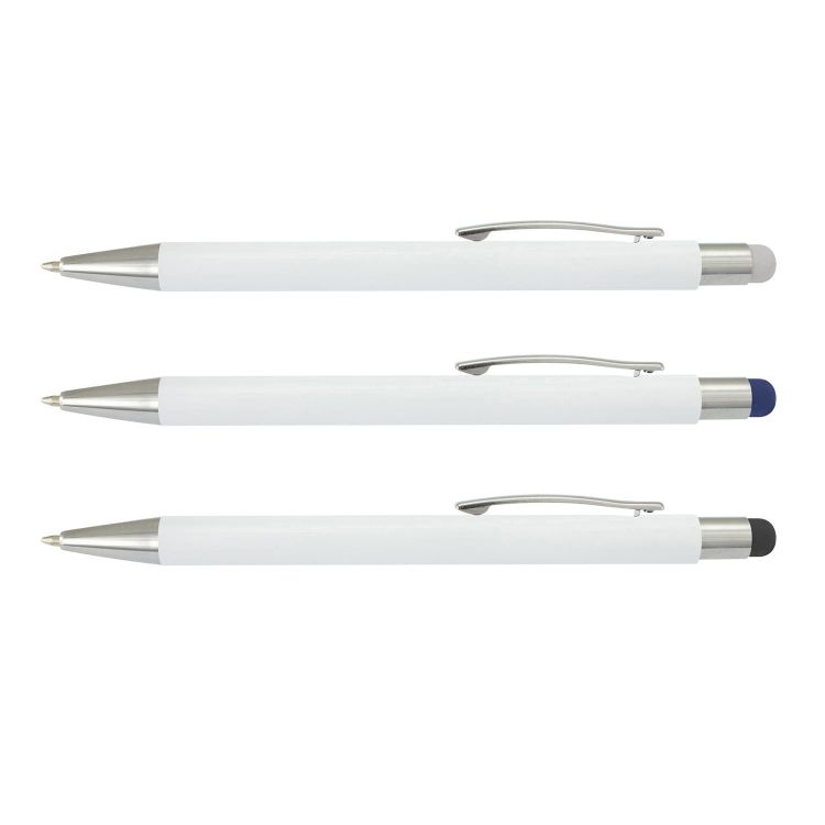 Picture of Lancer Stylus Pen - White Barrel