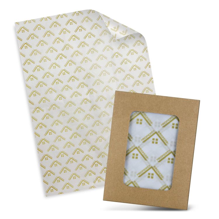 Picture of Tissue Paper with Envelope - White