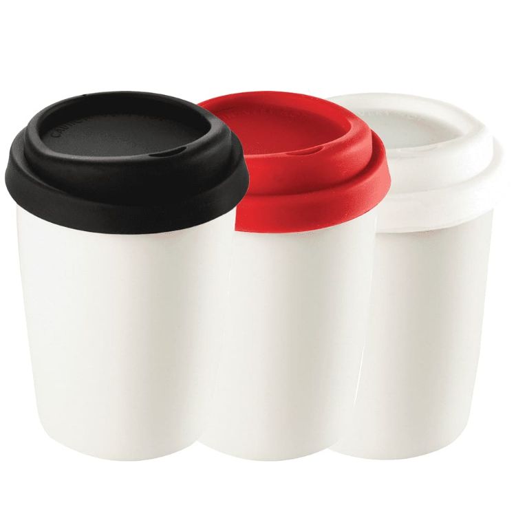 Picture of Ceramic Mug 250ml w/ Silicone Lid