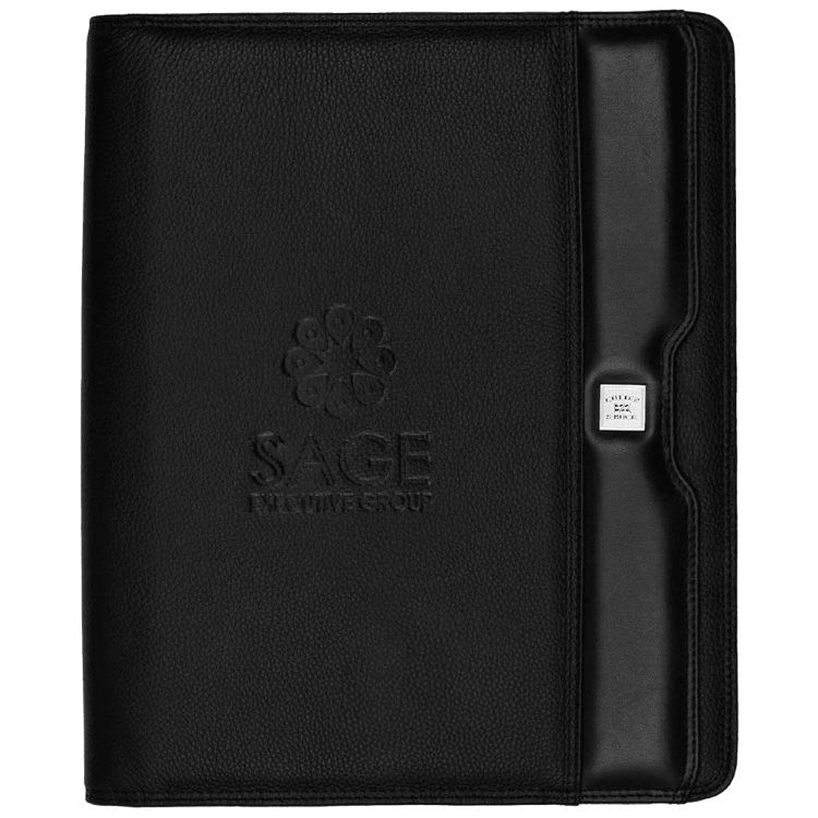 Picture of Cutter & Buck Nappa Leather A4 Zippered Compendium