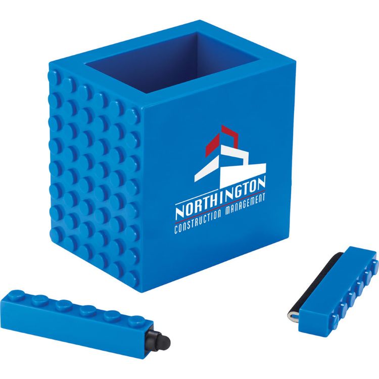 Picture of Office Block 3-In-1 Pen Pot