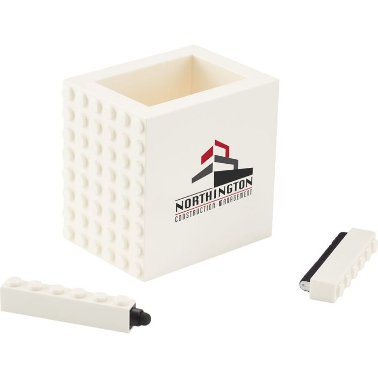 Picture of Office Block 3-In-1 Pen Pot