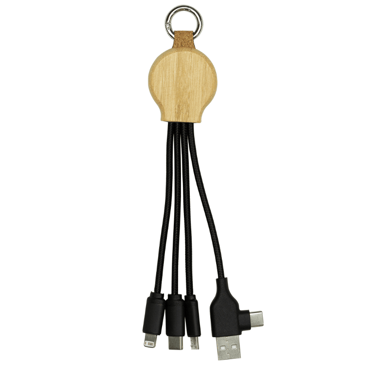 Picture of 16.5cm Recycled 6-In-1 Charging Cable
