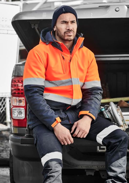 Picture of Unisex Hi Vis Antarctic Softshell Jacket
