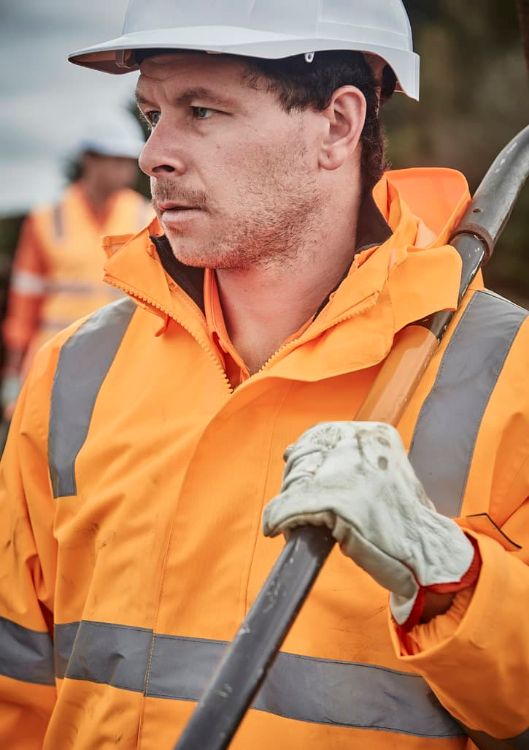 Picture of Unisex Hi Vis VIC Rail 4 In 1 Waterproof Jacket
