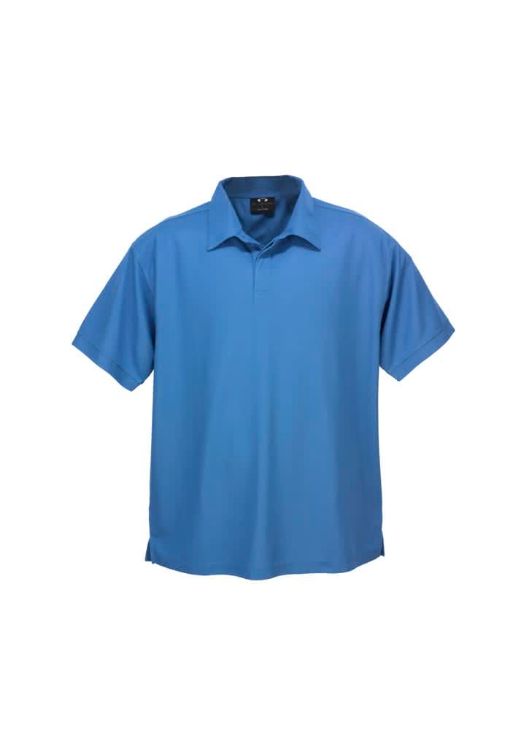 Picture of Mens Micro Waffle Short Sleeve Polo