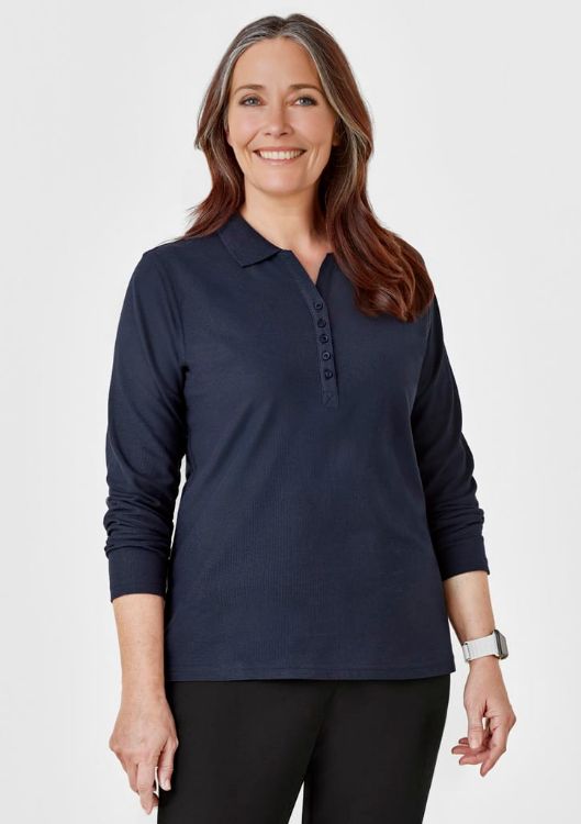 Picture of Crew Ladies Long Sleeve Polo