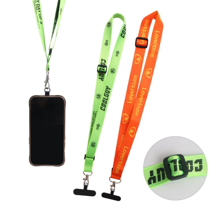 Picture of Adjustable Woven Phone Lanyard